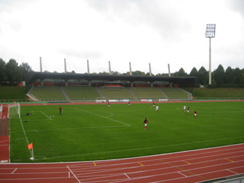Das Parkstadion in Baunatal